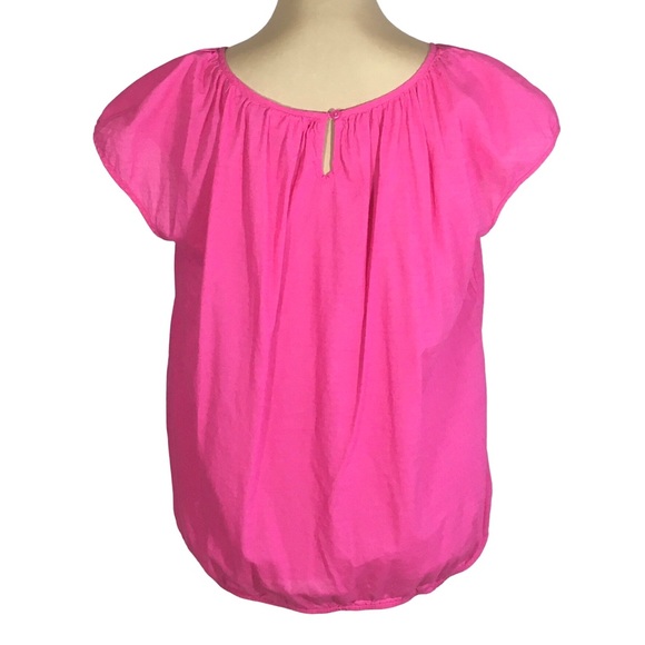 St. John's Bay | Pink Embroidered Blouse, Petite XL | BARBIECORE - Picture 3 of 8